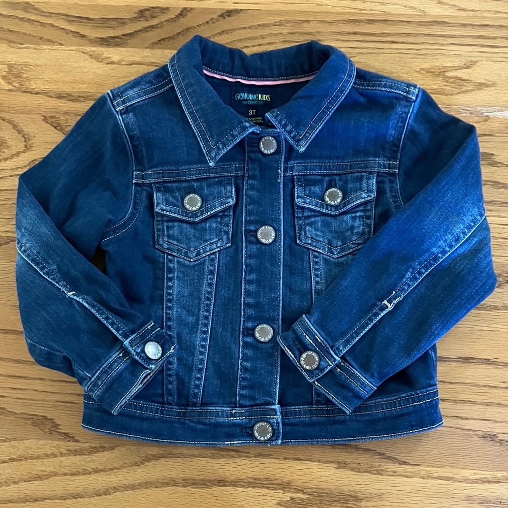OshKosh B'gosh Classic Blue Jean Jacket Size 3T